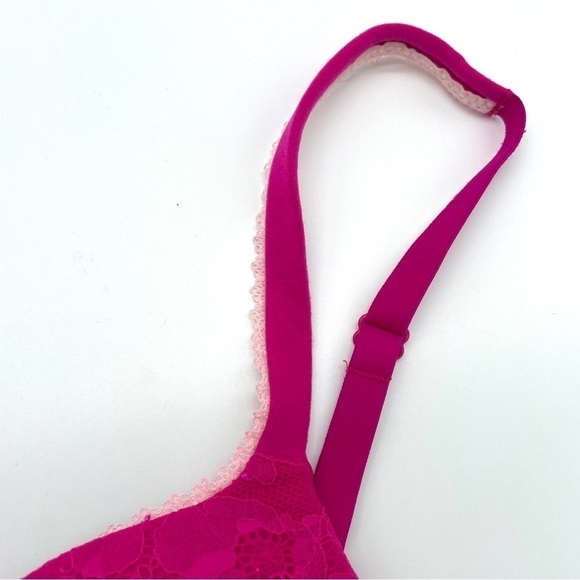 Victoria’s Secret Body by Victoria Push Up Bra Bright Pink 34D - Picture 3 of 6
